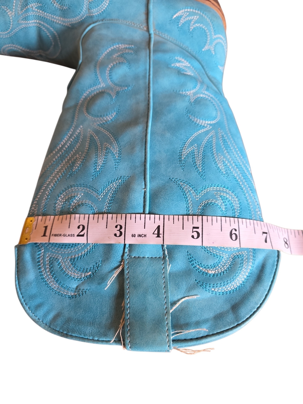 Roper One Of A Kind Turquoise Tooled Leather Women's Cowboy Boots - Picture 11 of 11